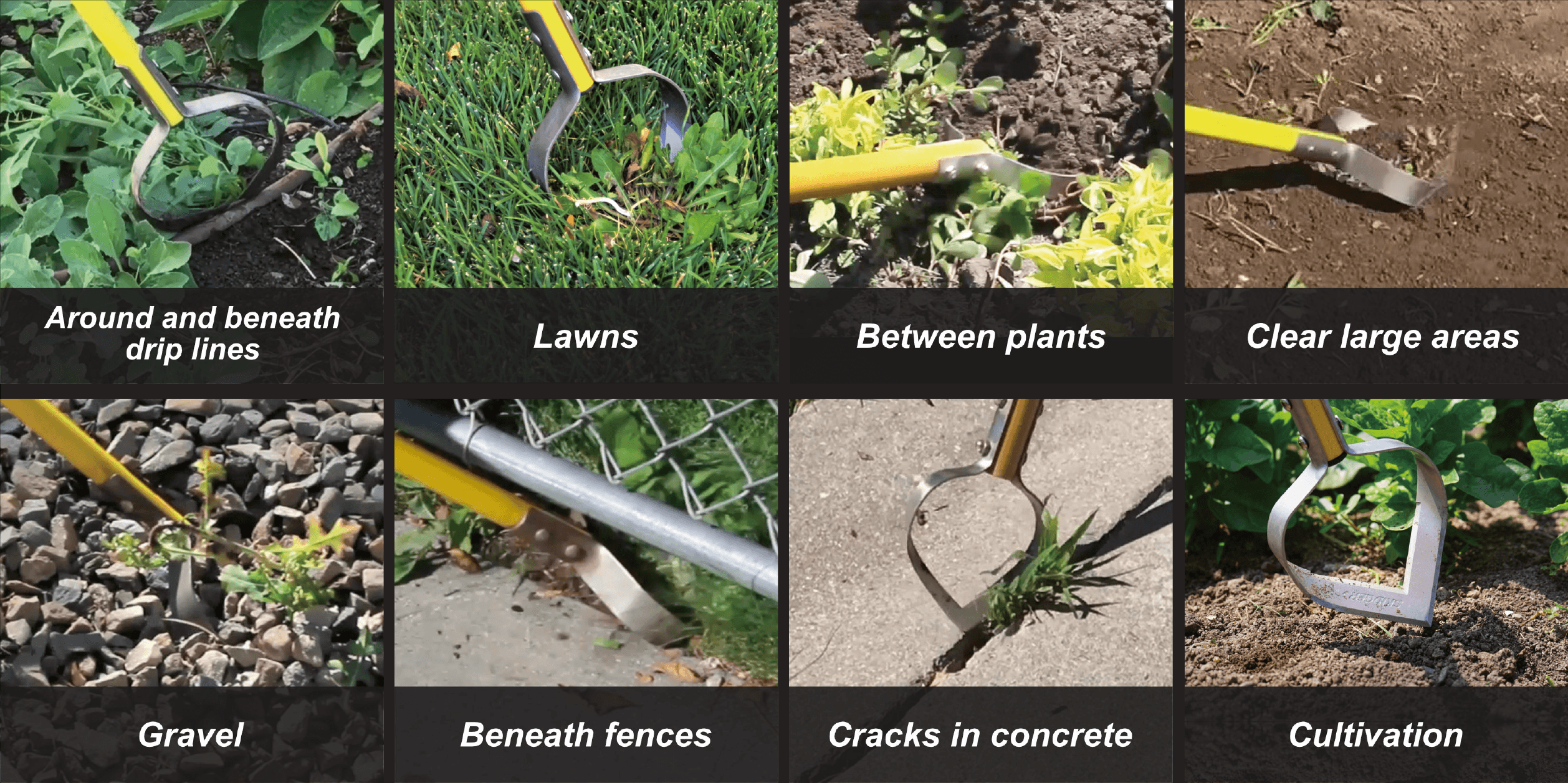 Skidger weeding applications